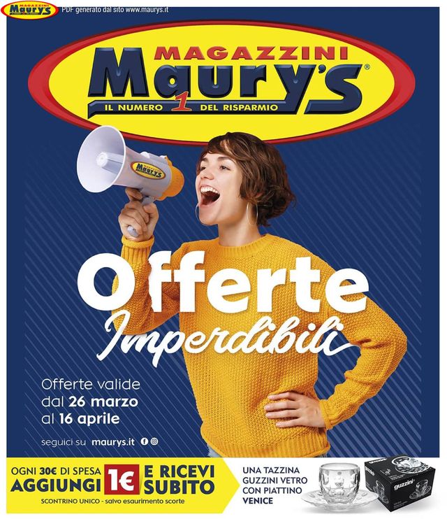 Maury's Volantino dal 26/03/2022