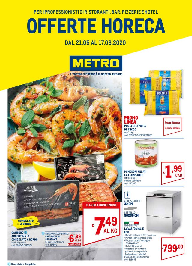 Metro Volantino dal 21/05/2020