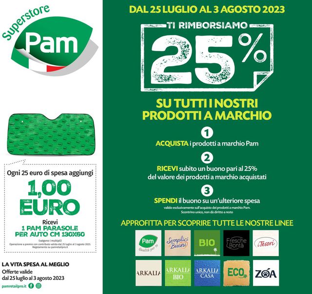 Pam Panorama Volantino dal 24/07/2023