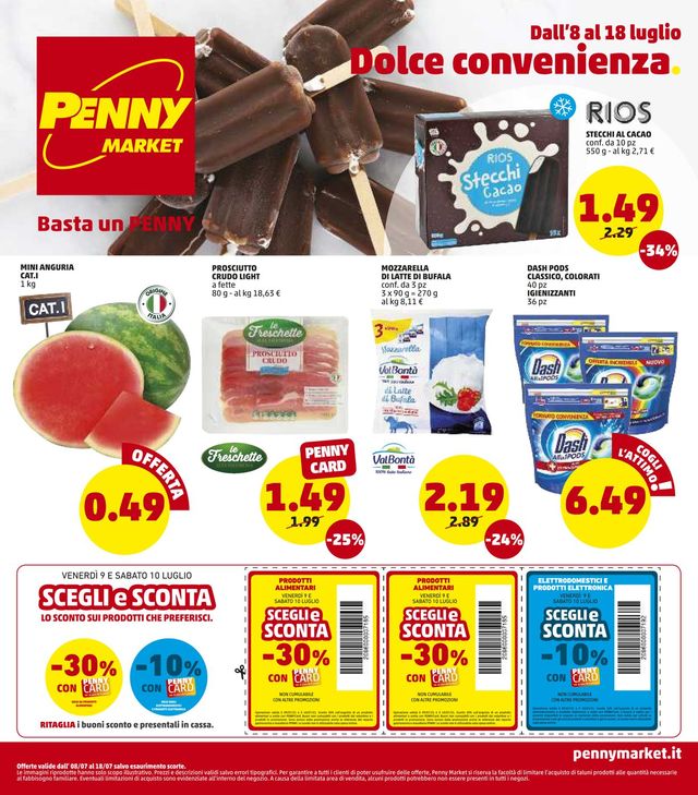 Penny Market Volantino dal 08/07/2021