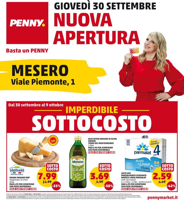 Penny Market Volantino dal 30/09/2021
