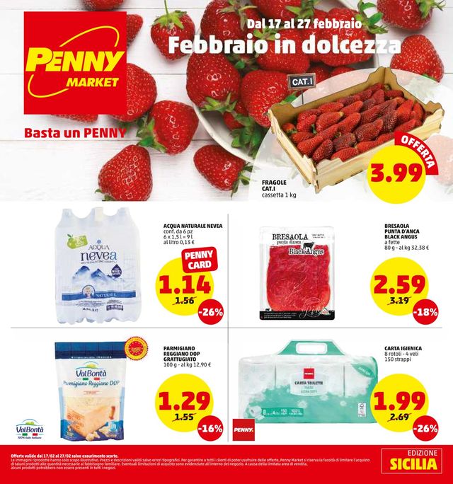 Penny Market Volantino dal 17/02/2022