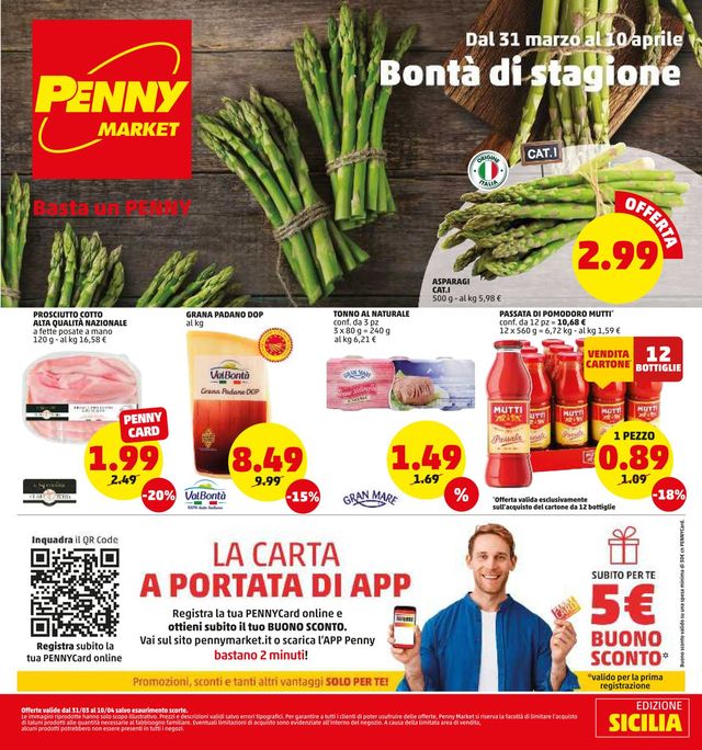 Penny Market Volantino dal 31/03/2022
