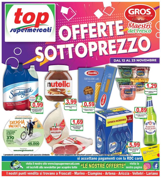 Top Supermercati Volantino dal 12/11/2021