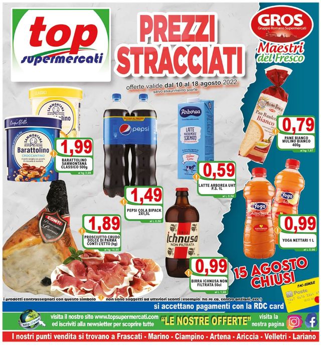 Top Supermercati Volantino dal 10/08/2022