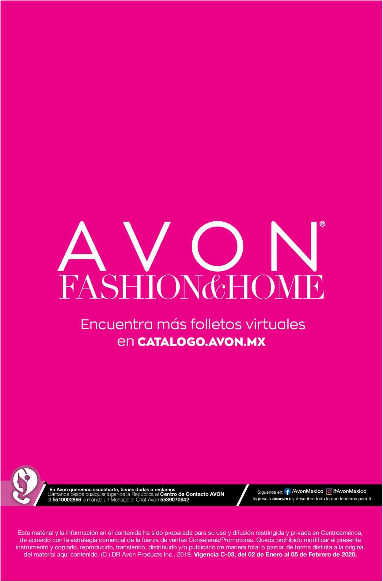 Avon Catálogo desde 02.01.2020