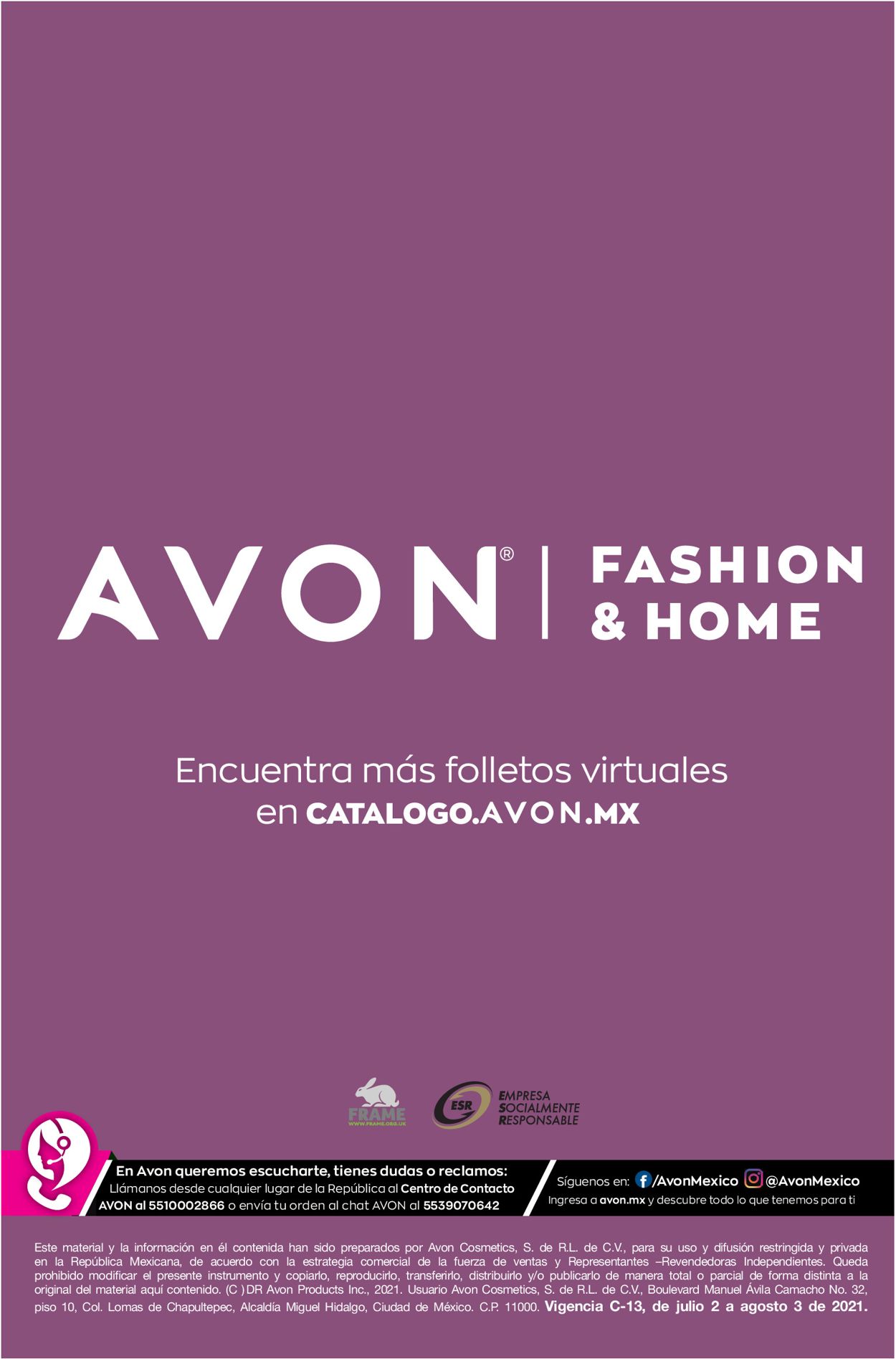Avon Catálogo desde 02.07.2021