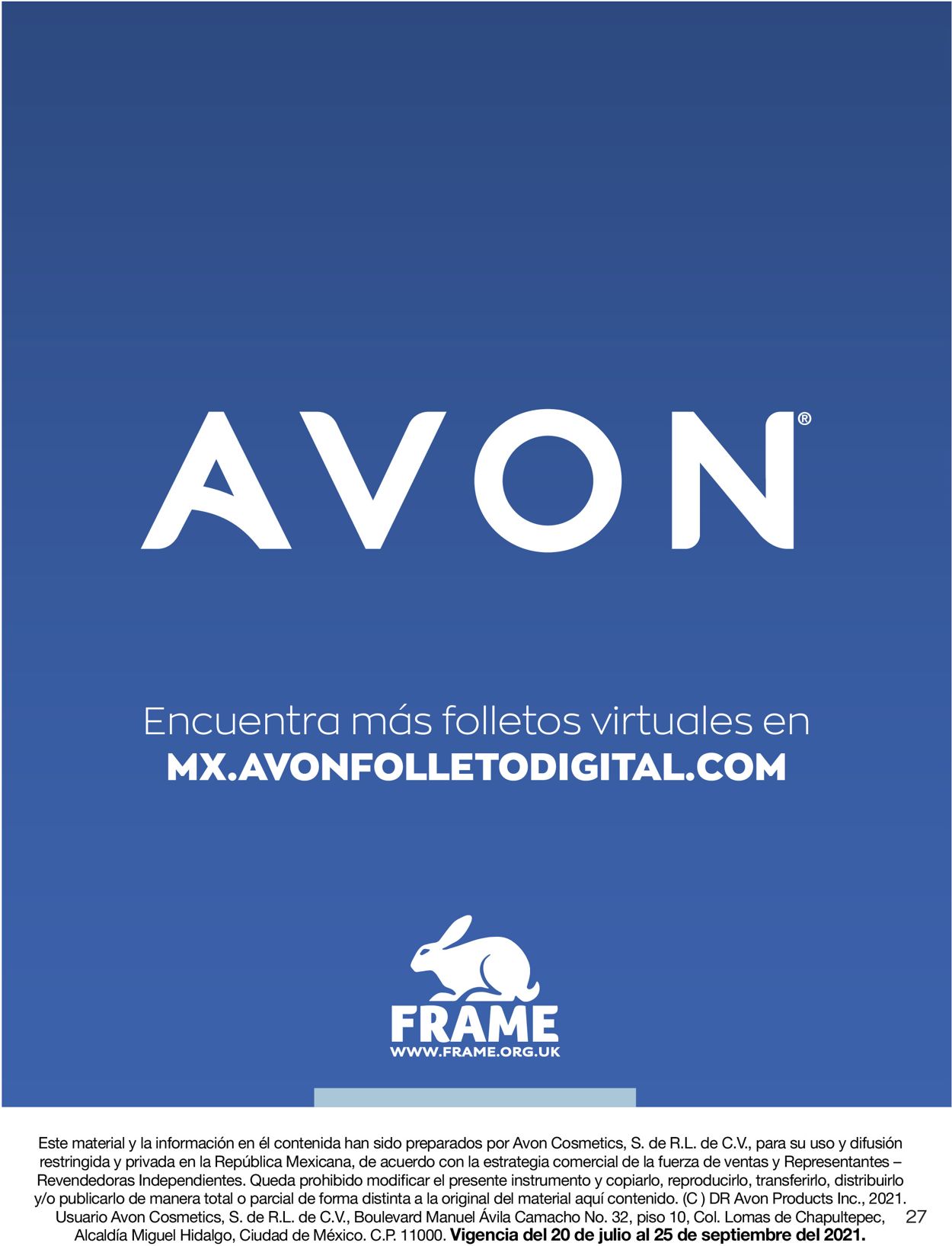 Avon Catálogo desde 20.08.2021