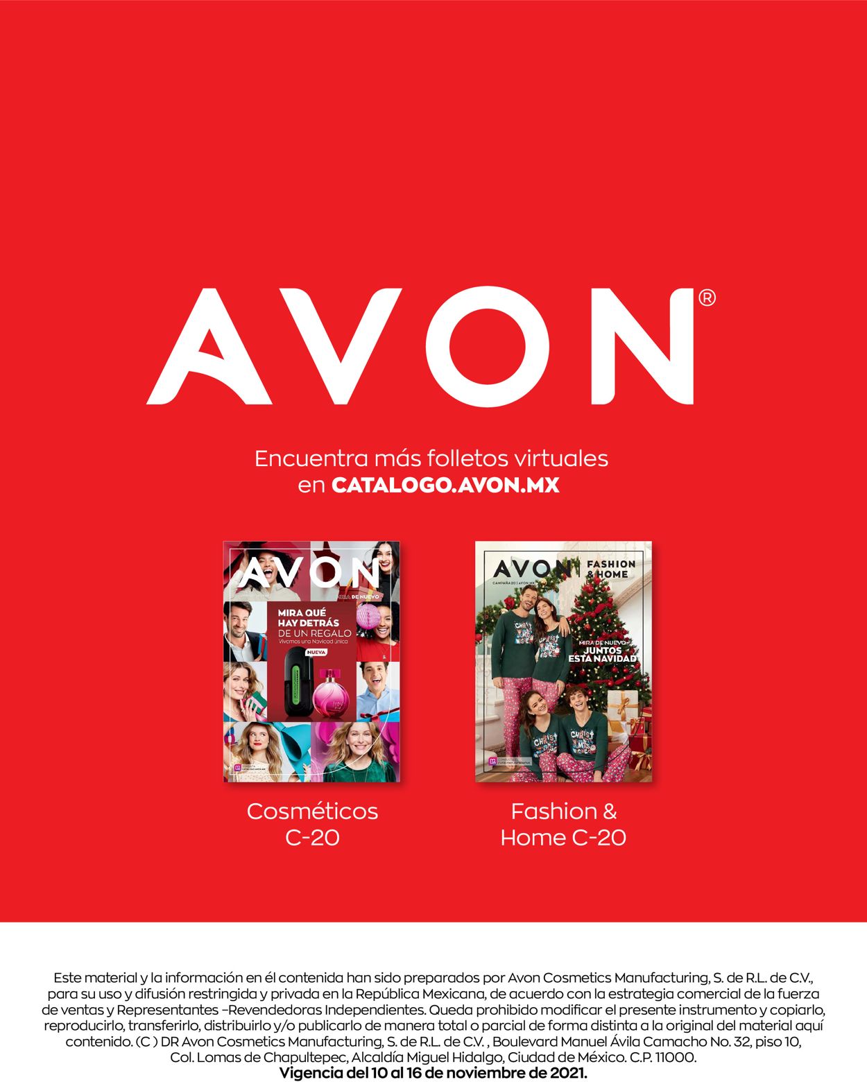 Avon Catálogo desde 10.11.2021