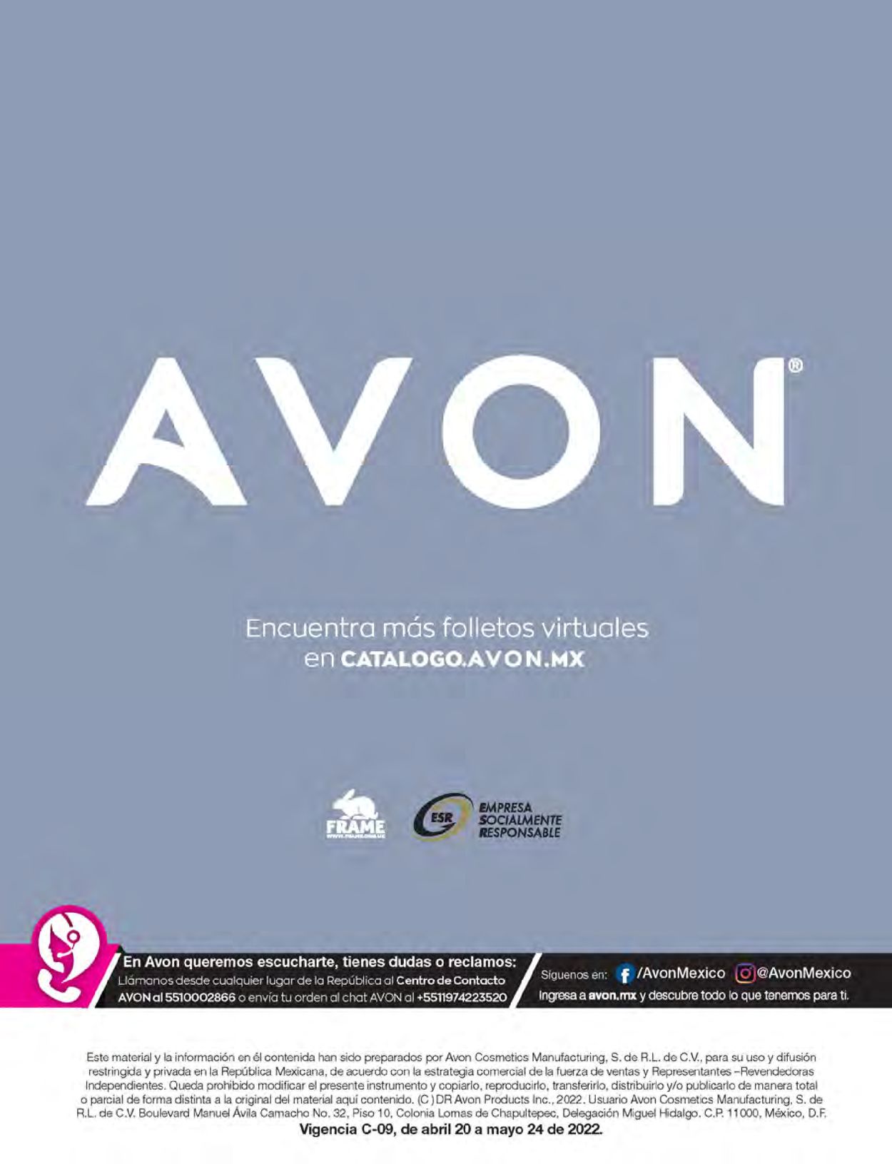 Avon Catálogo desde 20.04.2022