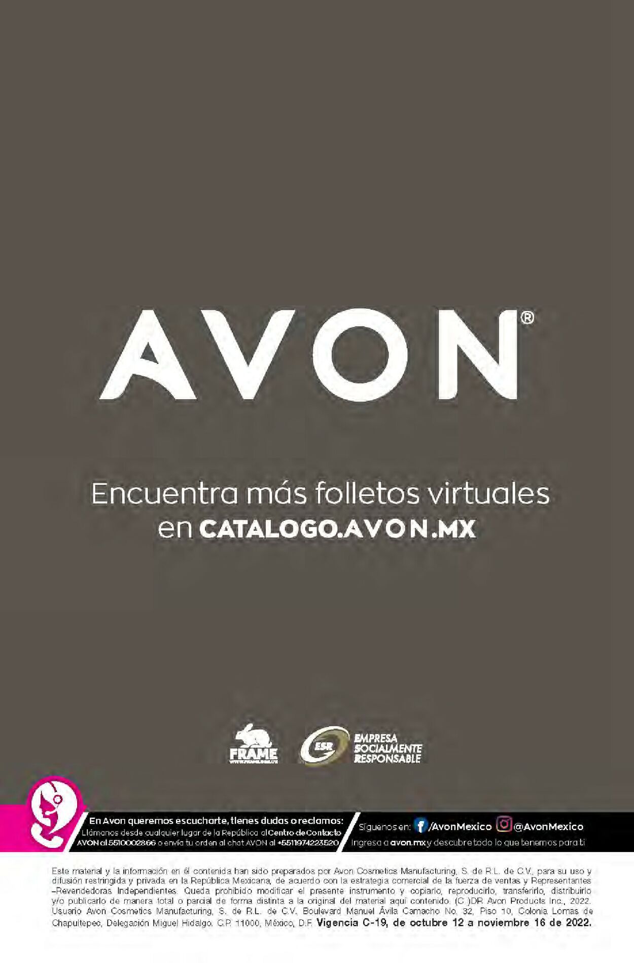 Avon Catálogo desde 12.10.2022