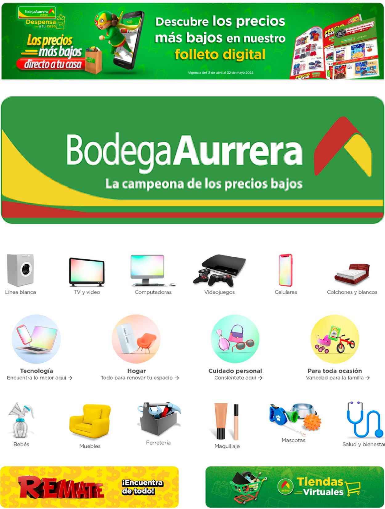 Bodega Aurrera Catálogo desde 22.04.2022