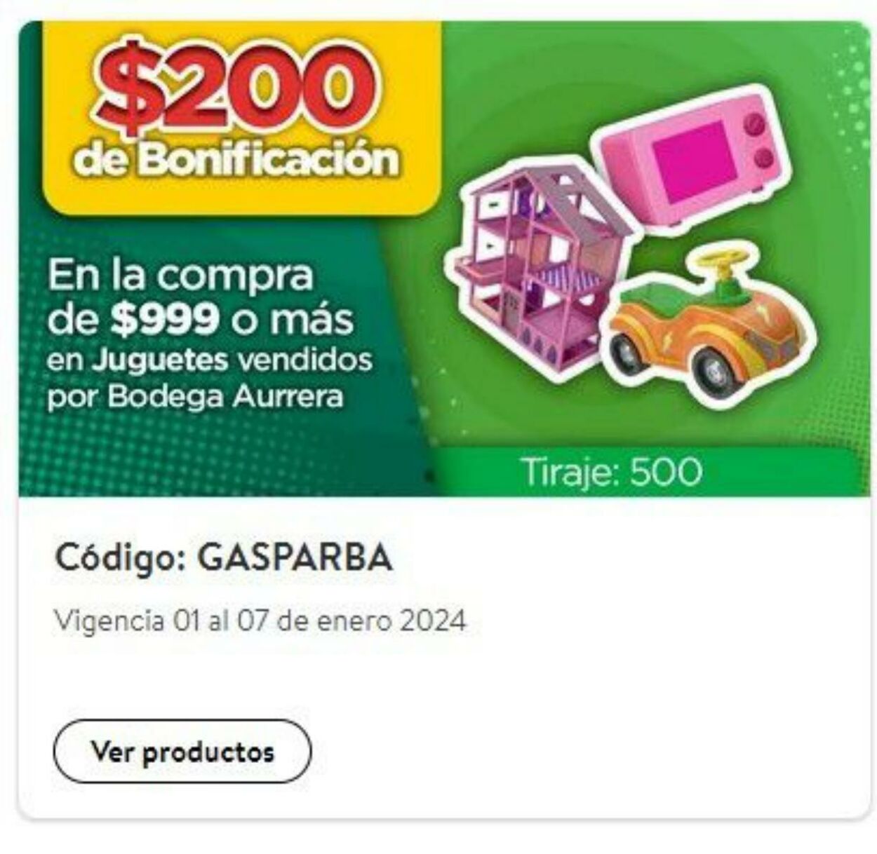 Bodega Aurrera Catálogo desde 05.01.2024