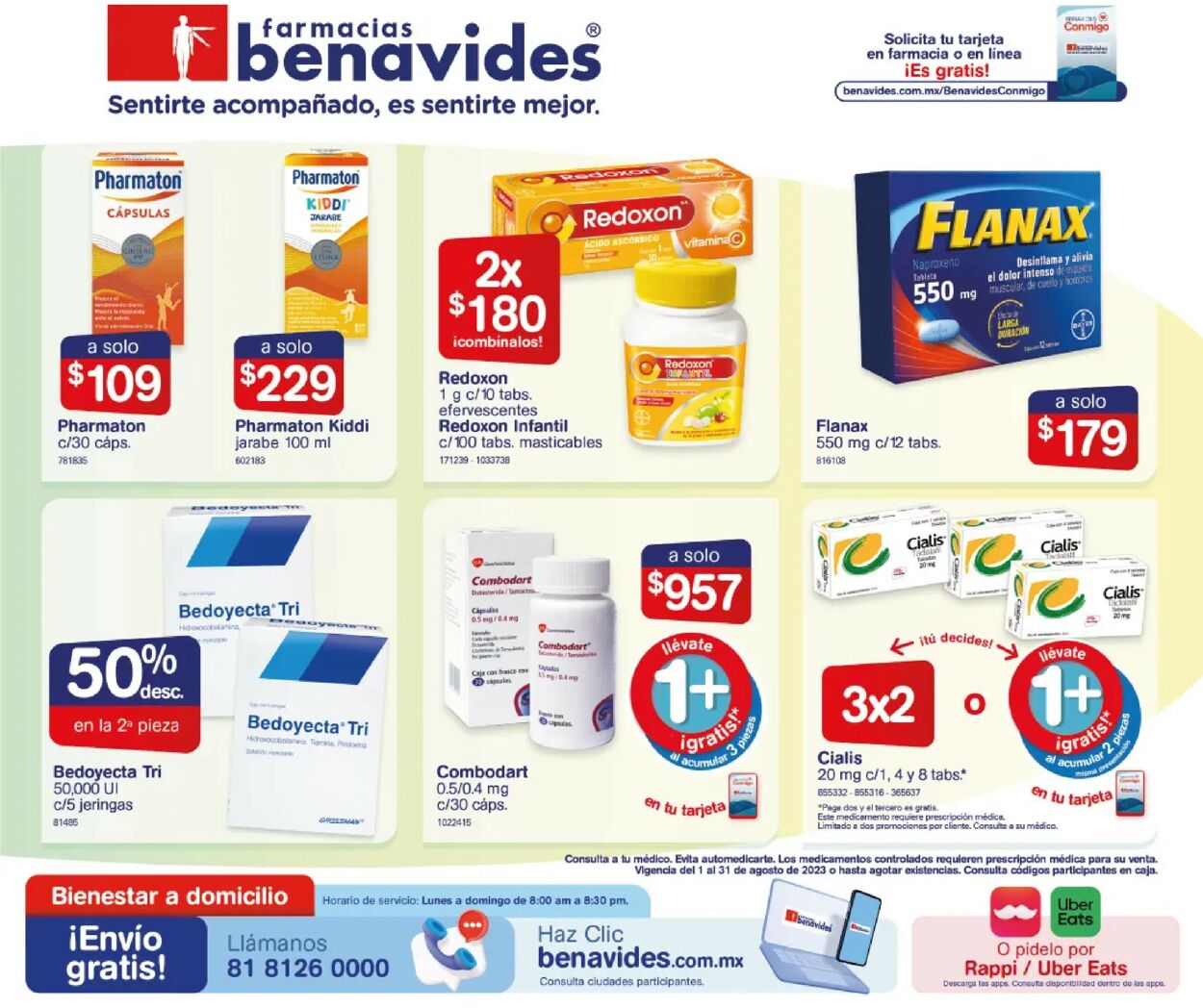 Farmacias Benavides Catálogo desde 01.08.2023