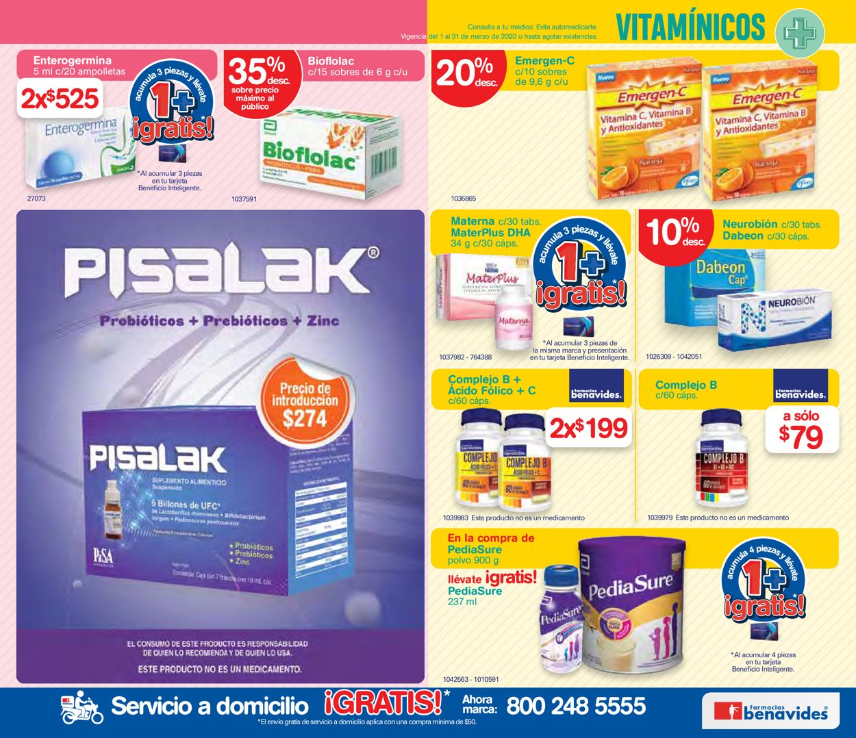 Farmacias Benavides Catálogo desde 01.03.2020