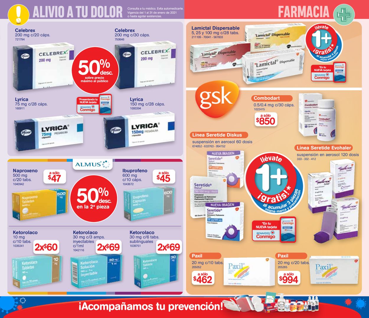 Farmacias Benavides Catálogo desde 01.01.2021