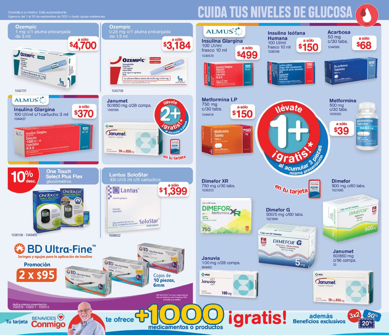 Farmacias Benavides Catálogo desde 01.09.2021