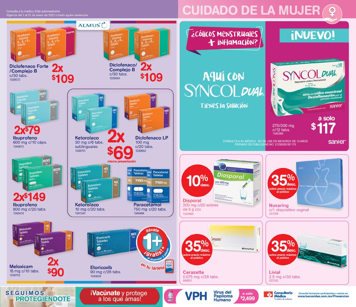 Farmacias Benavides Catálogo desde 01.01.2022