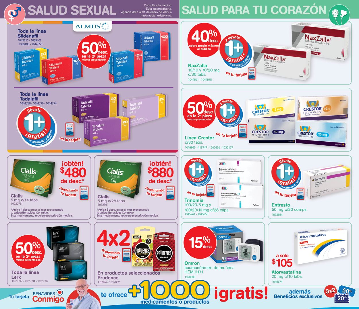 Farmacias Benavides Catálogo desde 01.01.2022