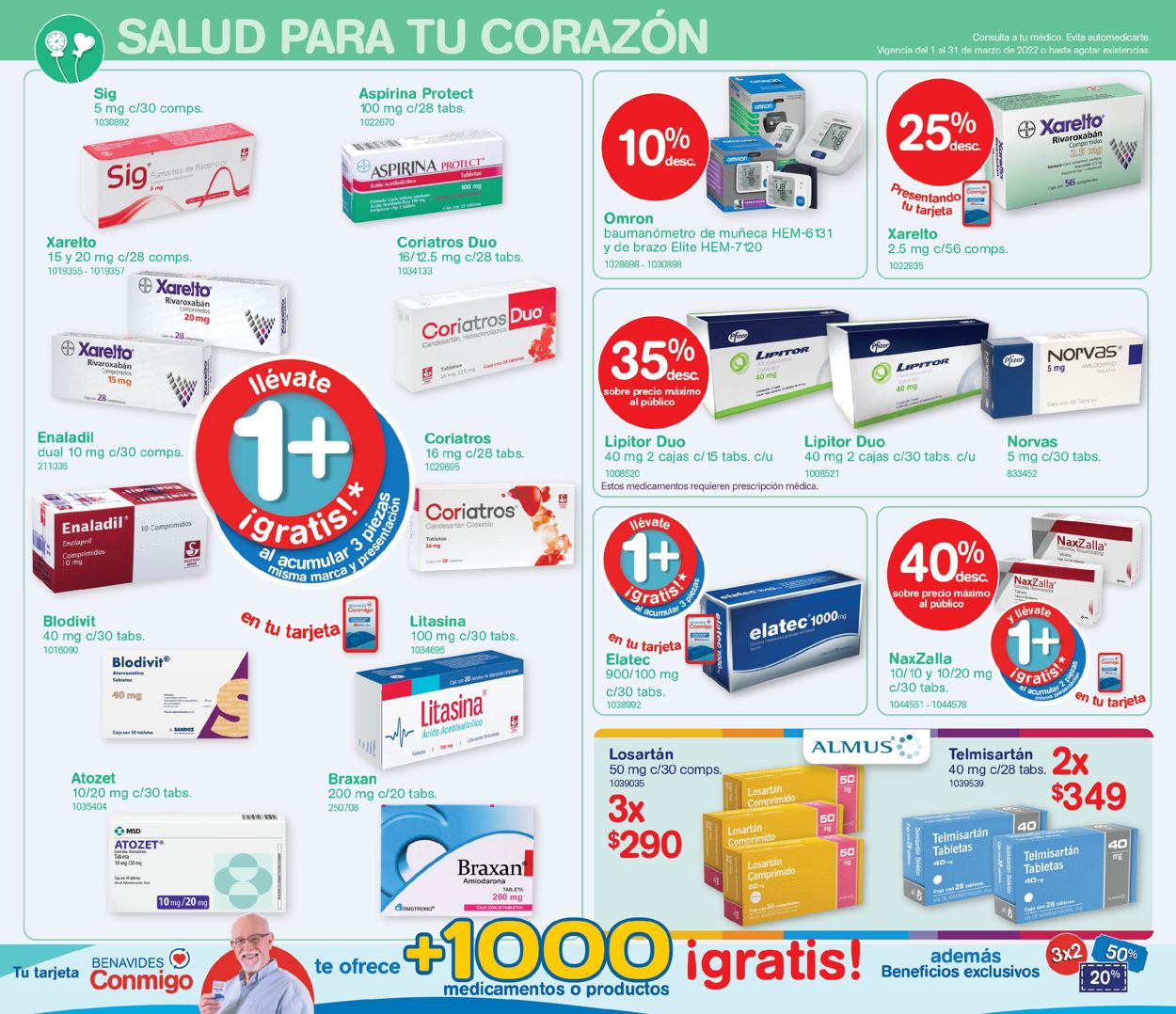 Farmacias Benavides Catálogo desde 01.03.2022