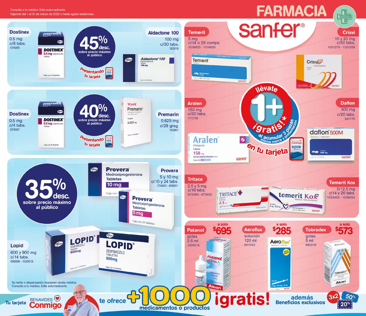 Farmacias Benavides Catálogo desde 01.03.2022