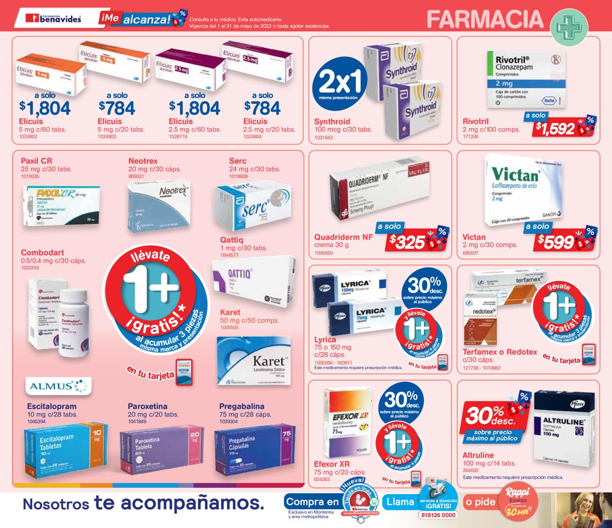 Farmacias Benavides Catálogo desde 01.05.2022