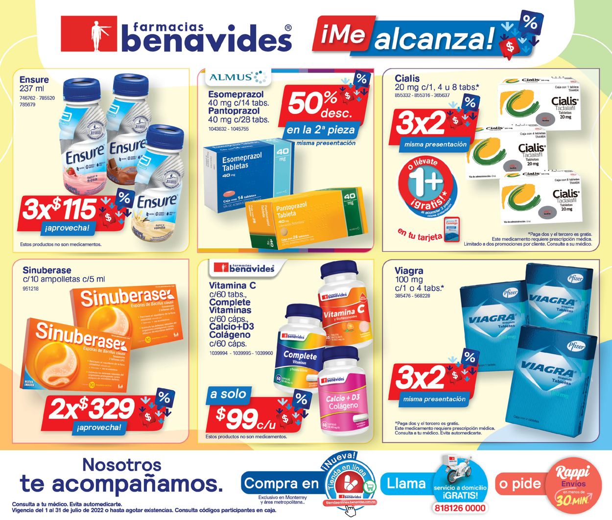 Farmacias Benavides Catálogo desde 01.07.2022