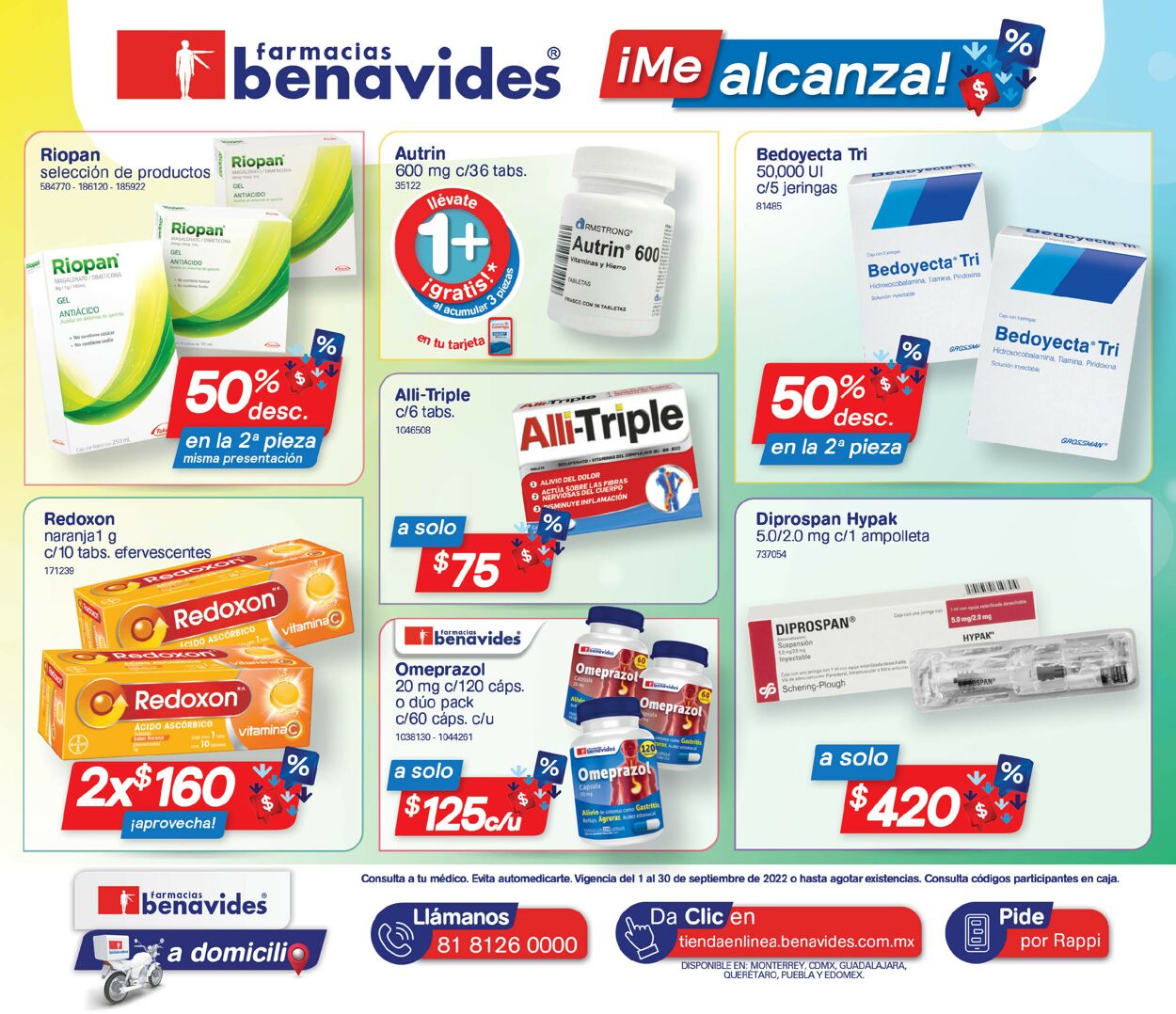 Farmacias Benavides Catálogo desde 01.09.2022