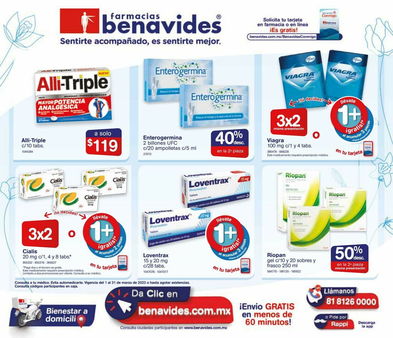 Farmacias Benavides Catálogo desde 01.03.2023