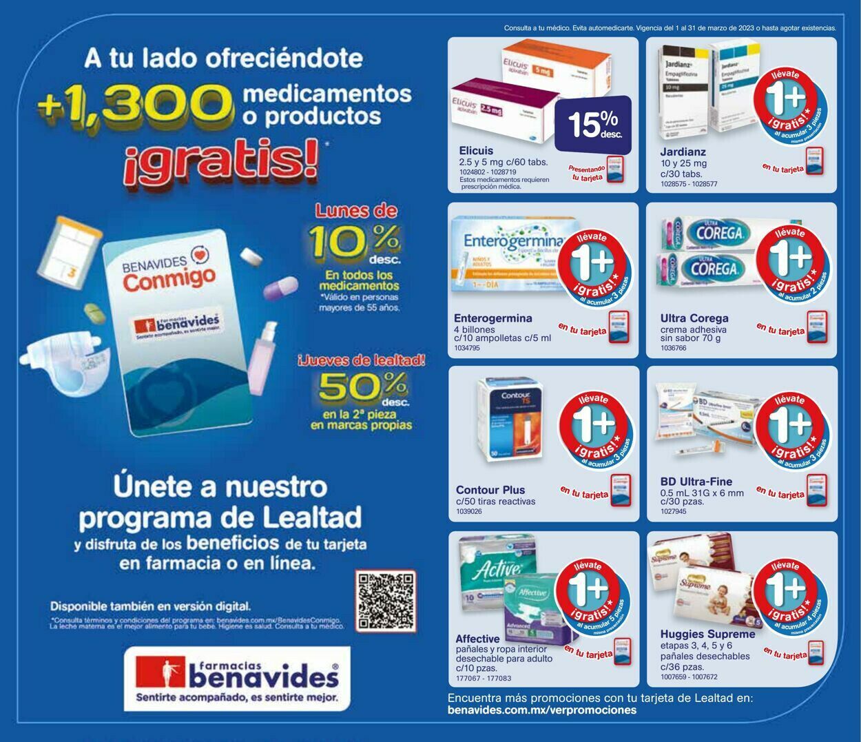 Farmacias Benavides Catálogo desde 01.03.2023