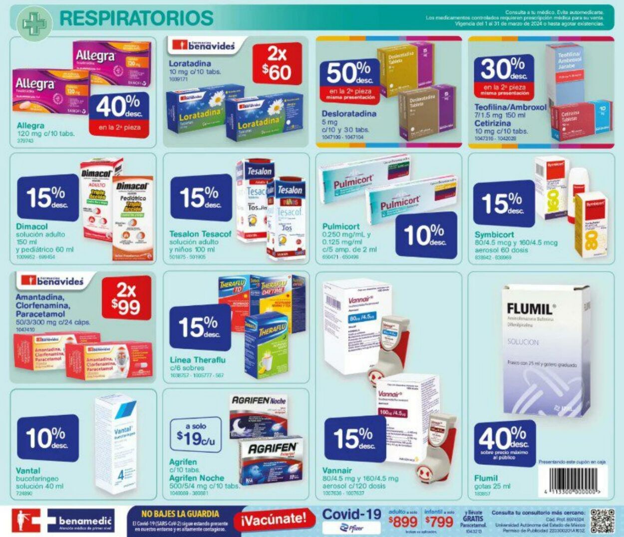 Farmacias Benavides Catálogo desde 12.03.2024