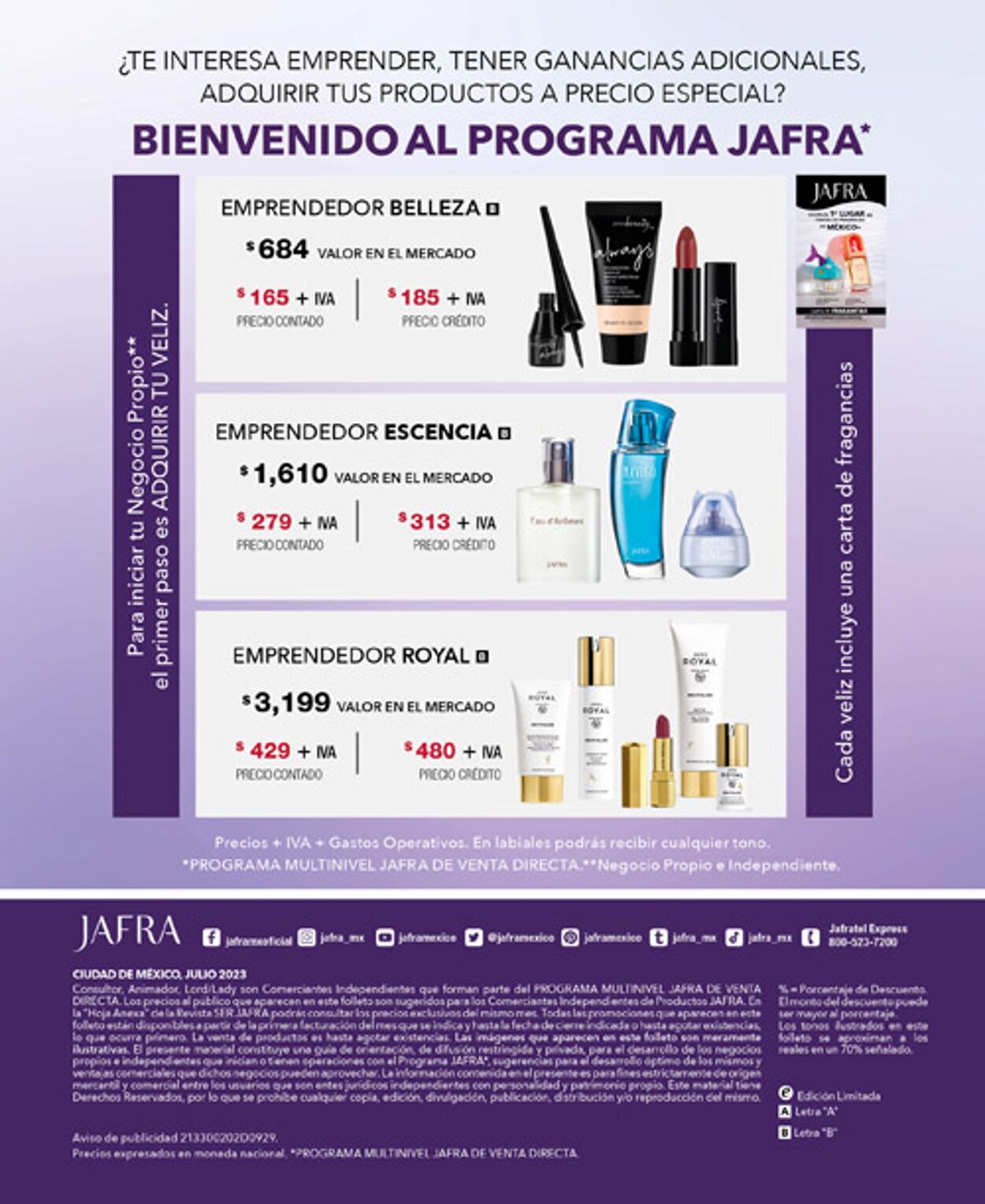 Jafra Catálogo desde 09.08.2023