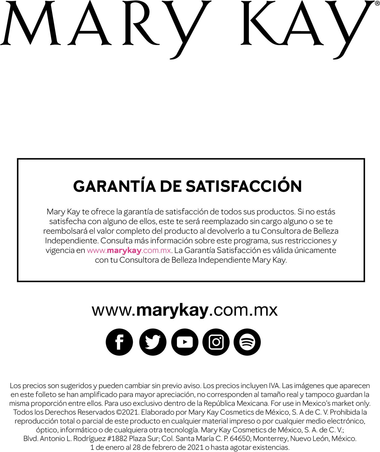 Mary Kay Catálogo desde 01.01.2021
