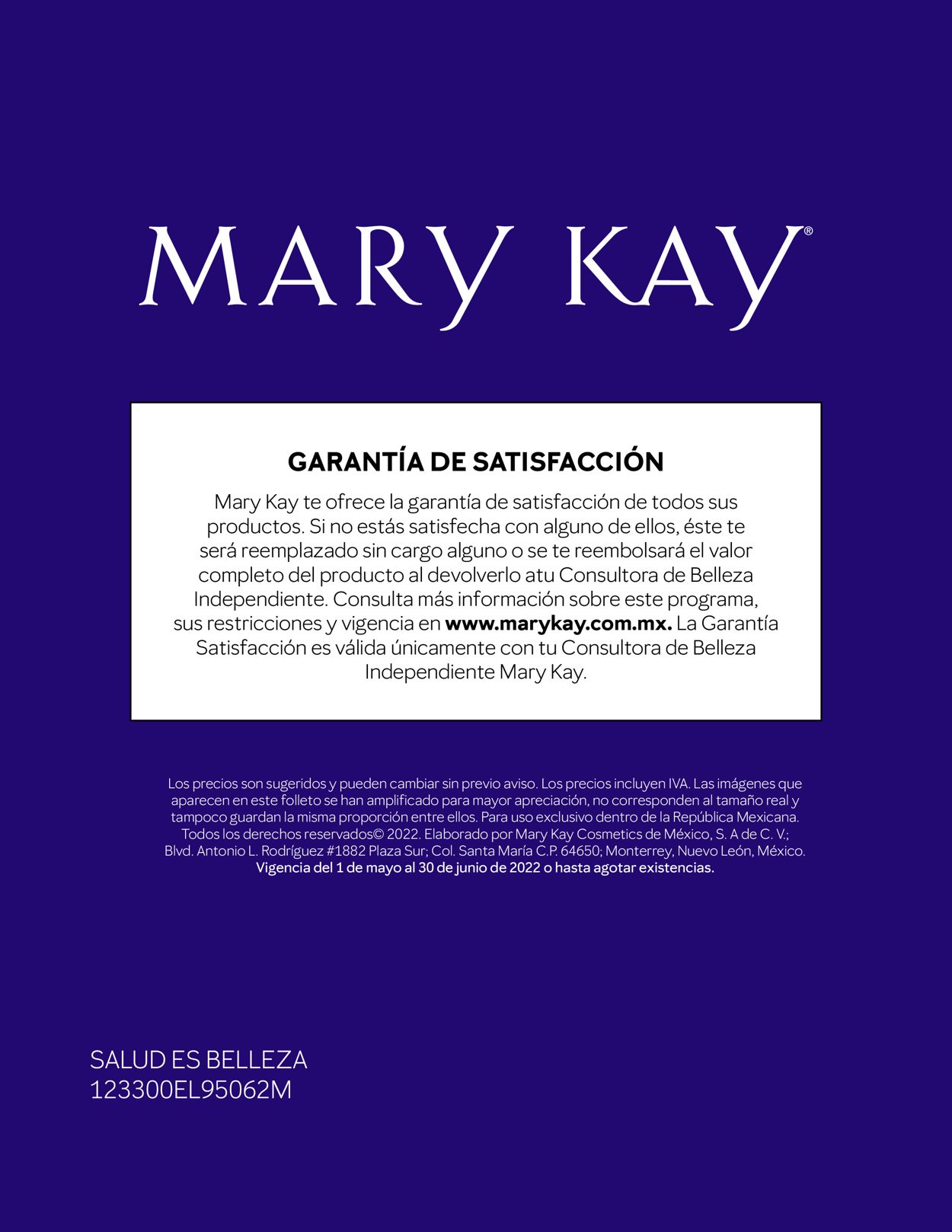 Mary Kay Catálogo desde 01.05.2022