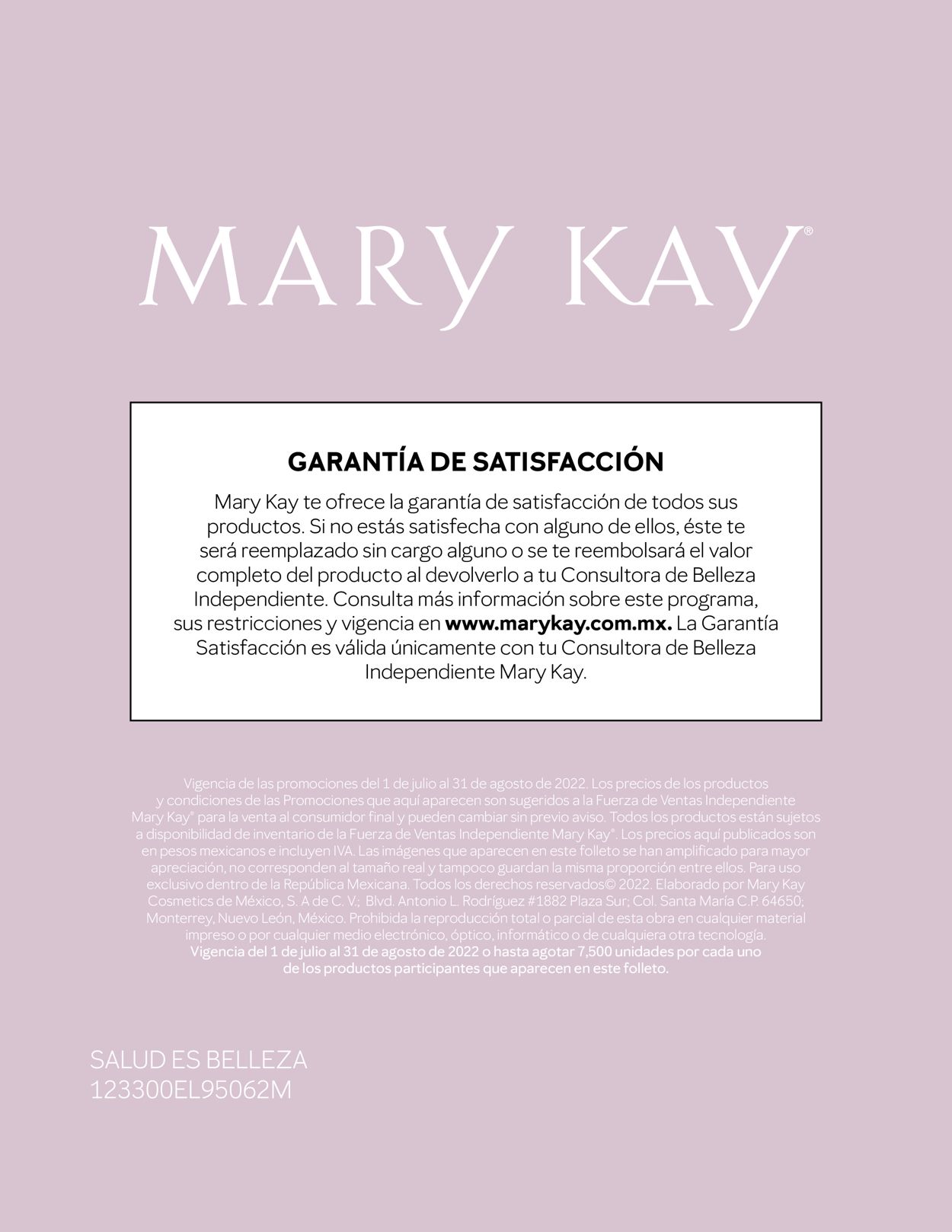 Mary Kay Catálogo desde 01.07.2022