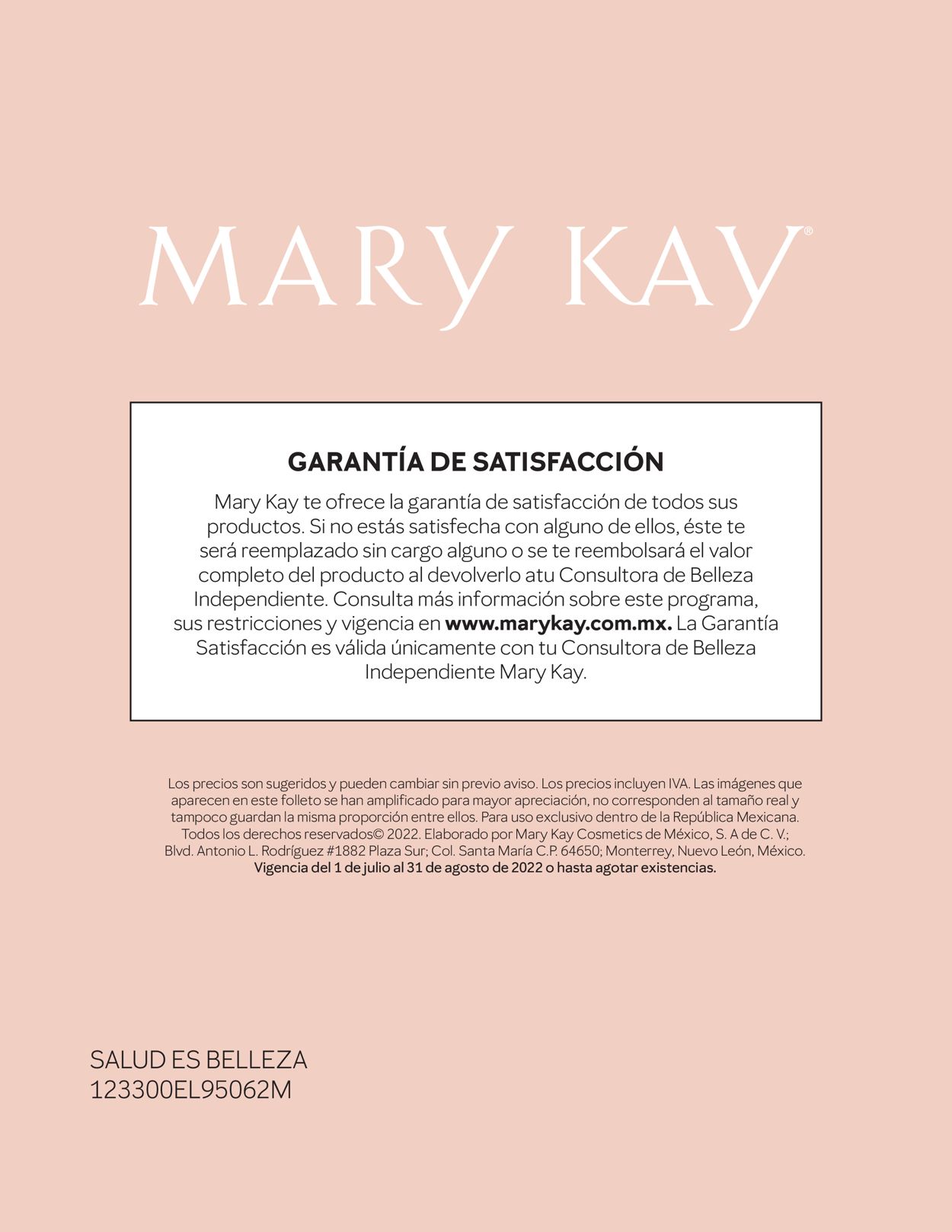 Mary Kay Catálogo desde 01.07.2022