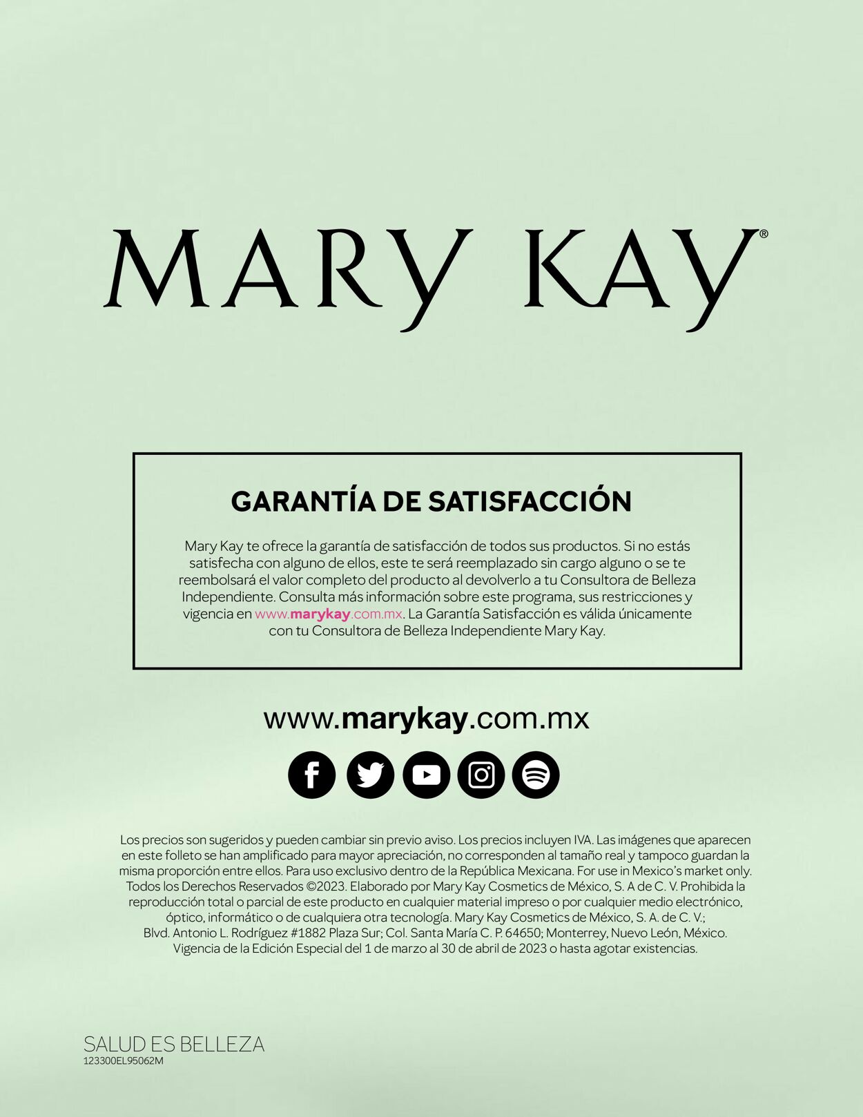 Mary Kay Catálogo desde 01.03.2023