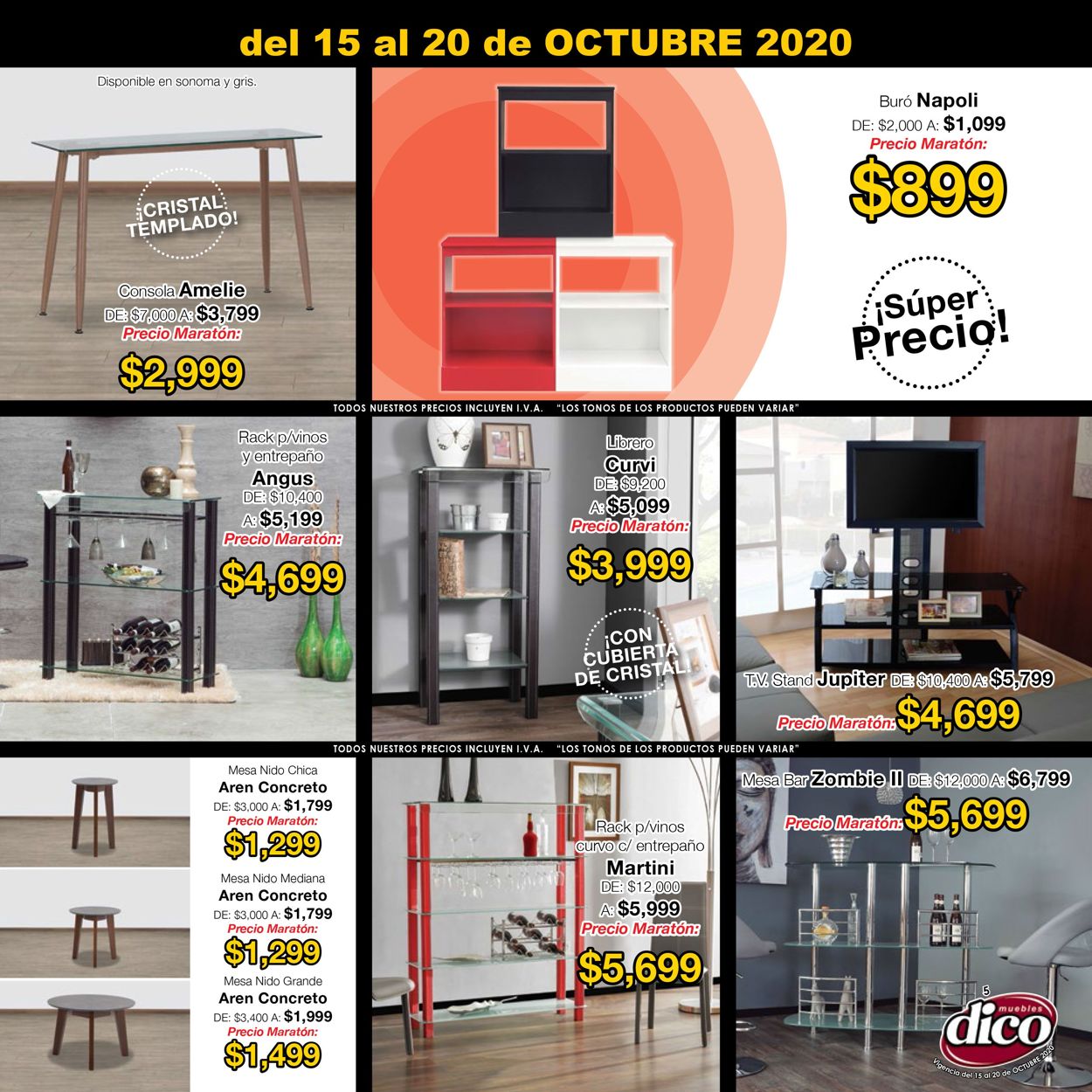 Muebles Dico Catálogo desde 15.10.2020