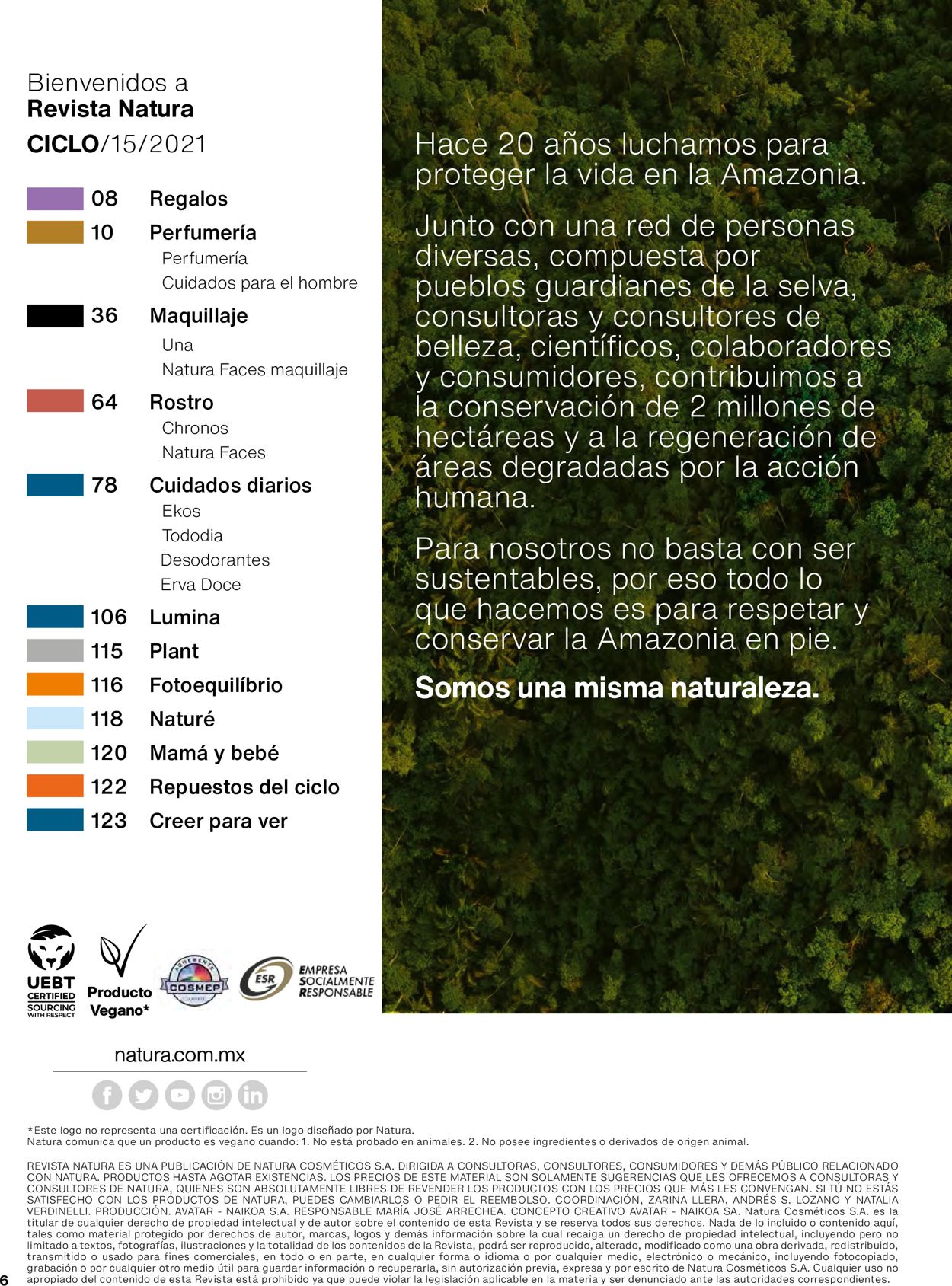 Natura Catálogo desde 08.10.2021