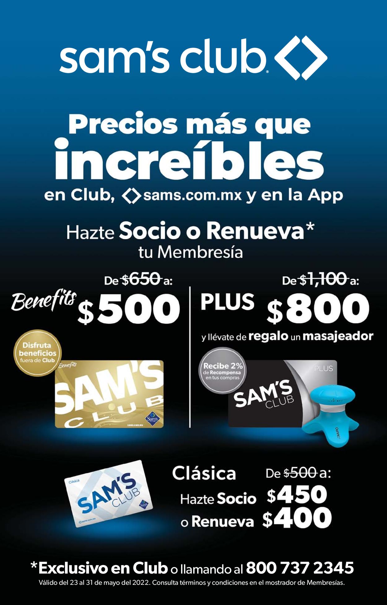Sam's Club Catálogo desde 20.05.2022