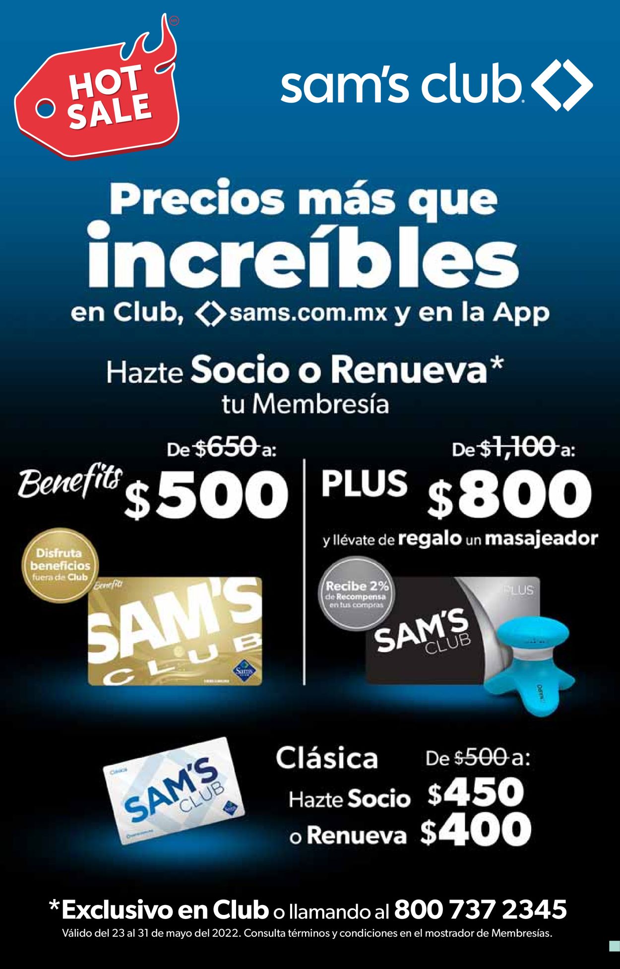 Sam's Club Catálogo desde 23.05.2022