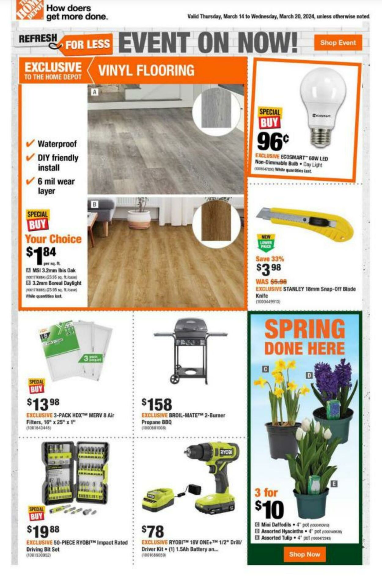 The Home Depot Catálogo desde 13.03.2024