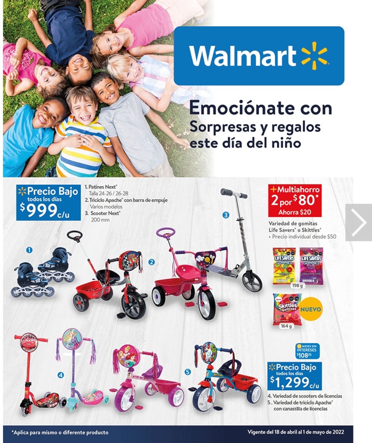 Walmart Catálogo desde 18.04.2022