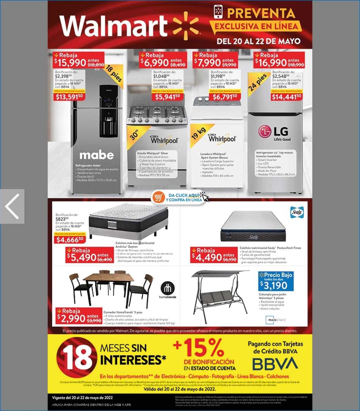 Walmart Catálogo desde 20.05.2022