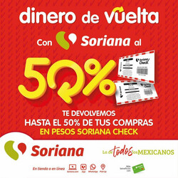 Catálogo Soriana - Dinero de vuelta con Soriana al 50 Super a partir del 10.08.2023
