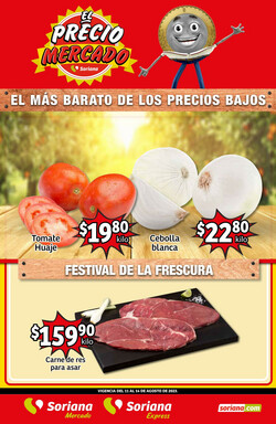 Catálogo Soriana - El precio más barato del mercado a partir del 11.08.2023