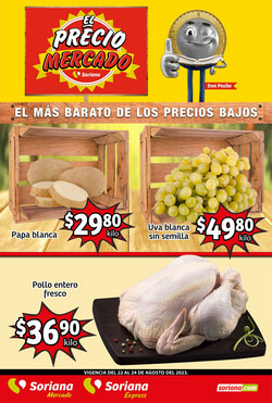 Catálogo Soriana - El Precio Mercado Nacional a partir del 22.08.2023