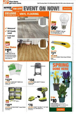 Catálogo The Home Depot a partir del 13.03.2024