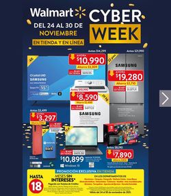 Catálogo Walmart CYBER WEEK 2021 a partir del 24.11.2021