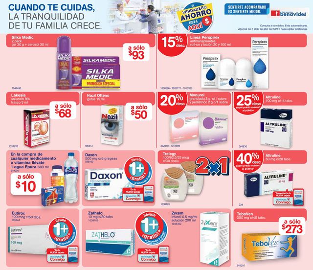 Farmacias Benavides Catálogo desde 01.04.2021